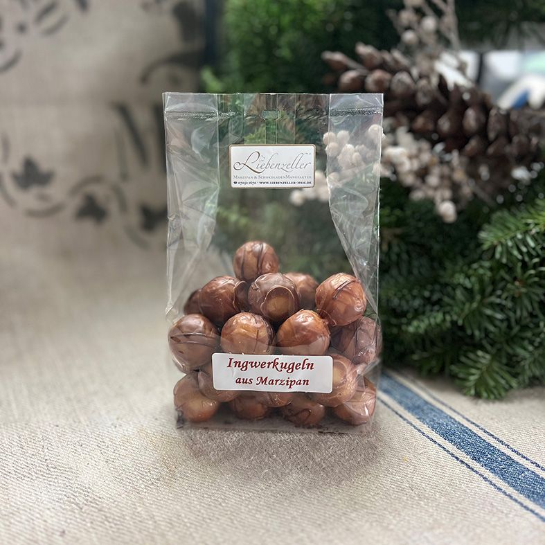 Marzipan Ingwerkugeln – 300 g 2