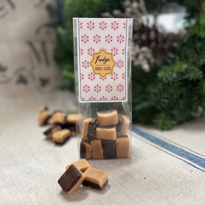 Fudge – Vanille-Schoko – 100 g 