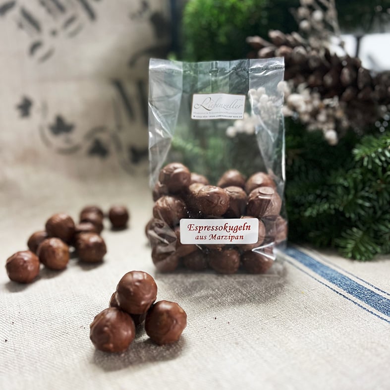 Marzipan Espressokugeln – 300 g 1