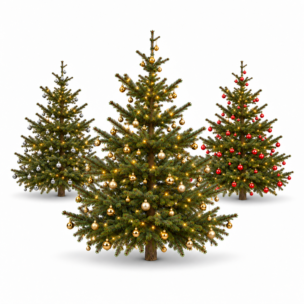 Komplett Angebot Prem. Nordmanntanne 1A Sort. 2,00m - 2,25m GOLD 1