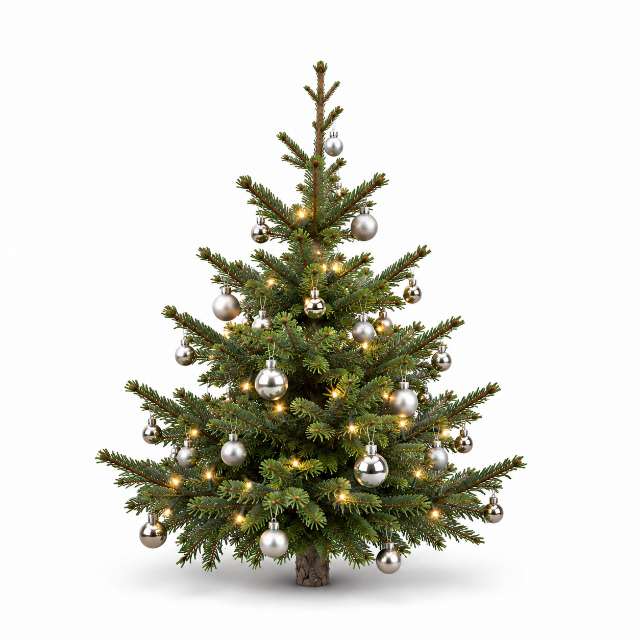 Komplett Angebot Prem. Nordmanntanne 1A Sort. 0,90m - 1,15m SILBER 3