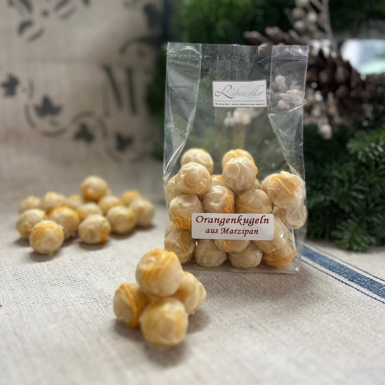 Marzipan Orangenkugeln – 300 g   1