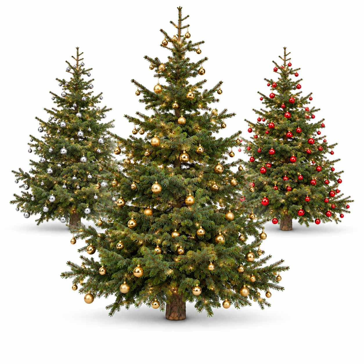 Komplett Angebot Prem. Nordmanntanne 1A Sort. 2,25m - 2,50m GOLD 1
