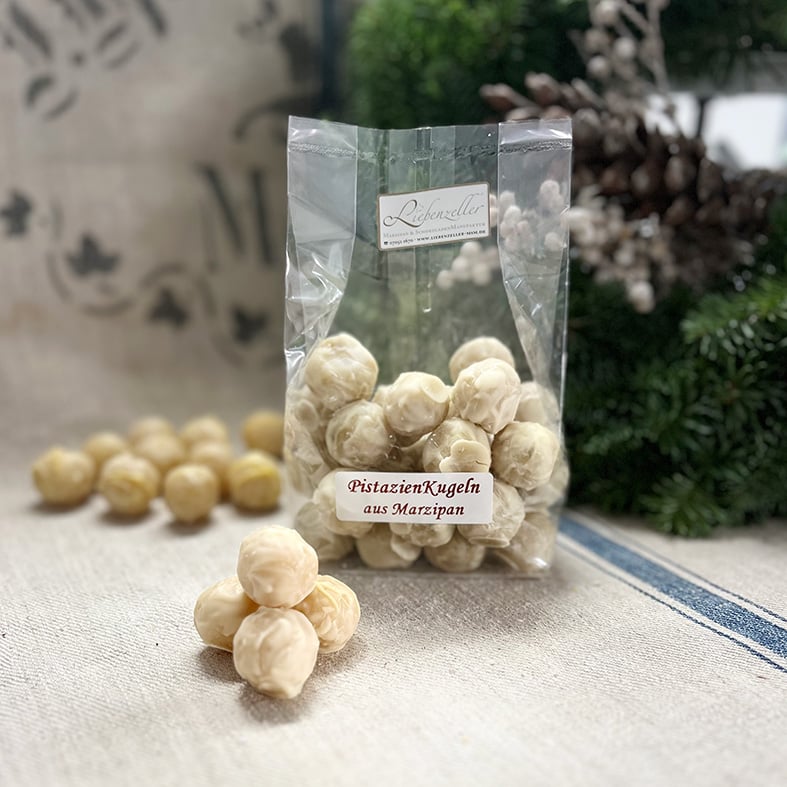Marzipan Pistazienkugeln – 300 g  