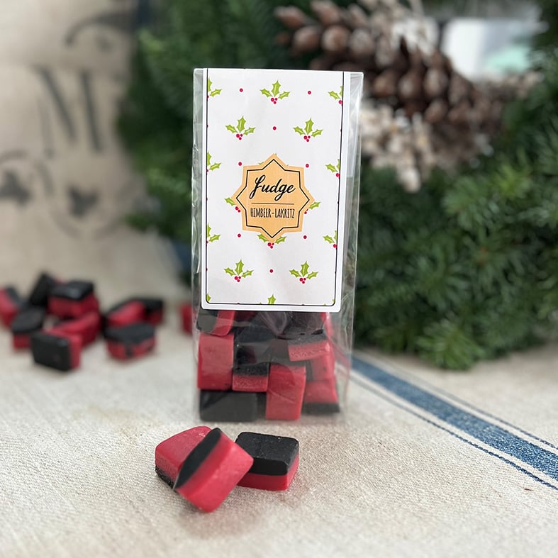 Fudge – Himbeer-Lakritz – 120 g  