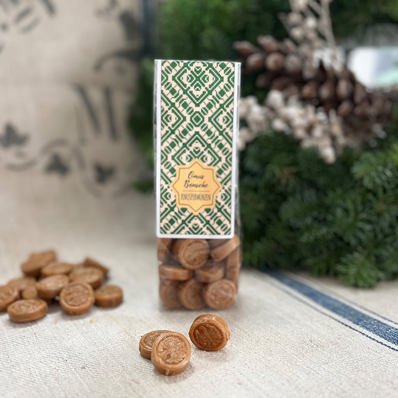 Omas Bonsche - Knuspermünzen mit Nougatfüllung - 100g