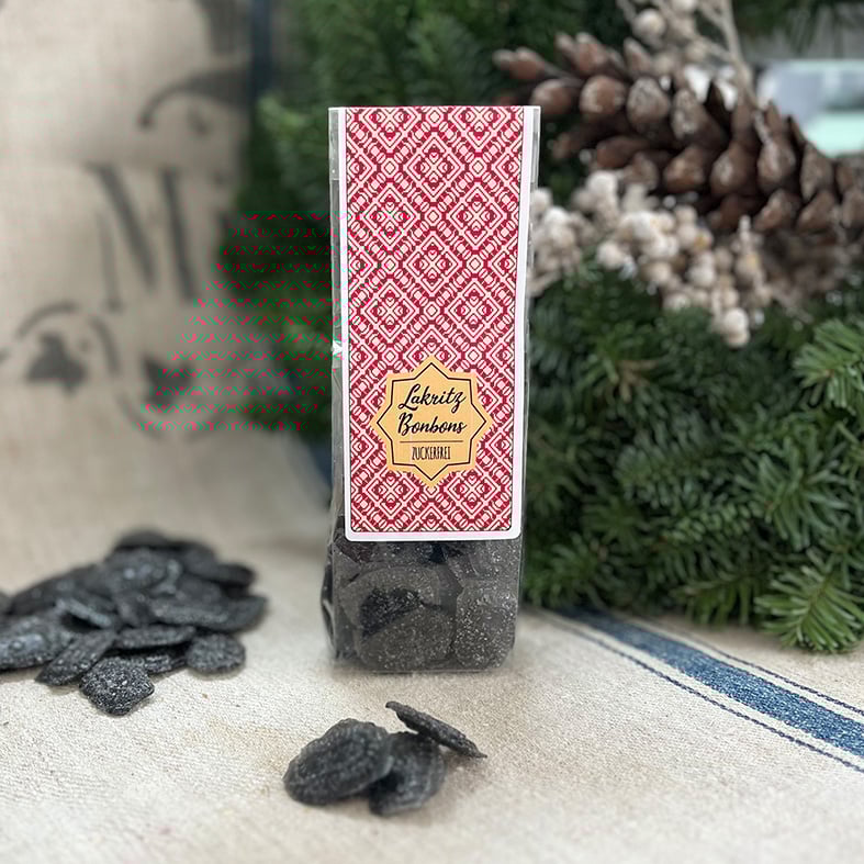 Lakritzbonbon – zuckerfrei – 80 g