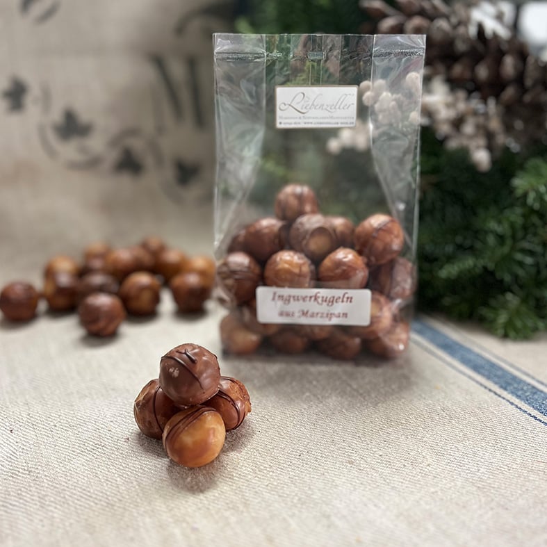 Marzipan Ingwerkugeln – 300 g